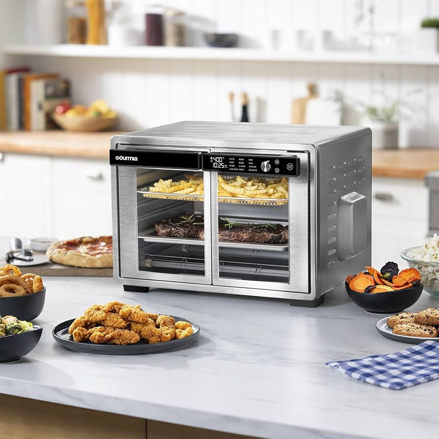 Amazon.com: 1700W 9-Slice Digital Toaster Oven Air Fryer, 12